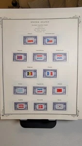 1940's and 1950's Stamp Lot on Pages Unused and used Plus Overrun Countries - Picture 1 of 11