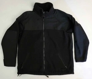 DSCP Peckham Black Military Cold Weather Heavy Polartec Fleece Full Zip Jacket L - Picture 1 of 5