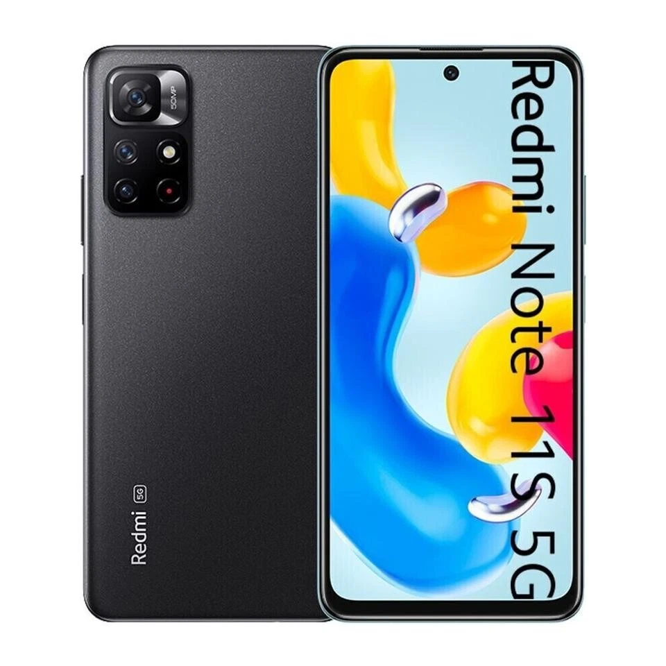 Xiaomi Redmi Note 11S 5G 4GB/128GB Midnight Black Smartphone Dual Sim Nero - Immagine 1 di 1