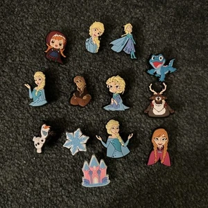 Disney Frozen 13 Piece Shoe Charms  - Picture 1 of 1