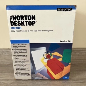 The Norton Desktop - For Dos - Version 1 - Symantec - 1992 - Floppy Disks - Picture 1 of 18