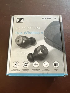 New SENNHEISER Momentum True Wireless Bluetooth Smart Earbuds - Black Graphite - Picture 1 of 3