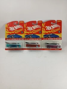 HOTWHEELS CLASSIC SERIES 2 CUSTOMIZED VW DRAG TRUCK LOT3 ORANGE,Turquoise,PURPLE - Picture 1 of 12