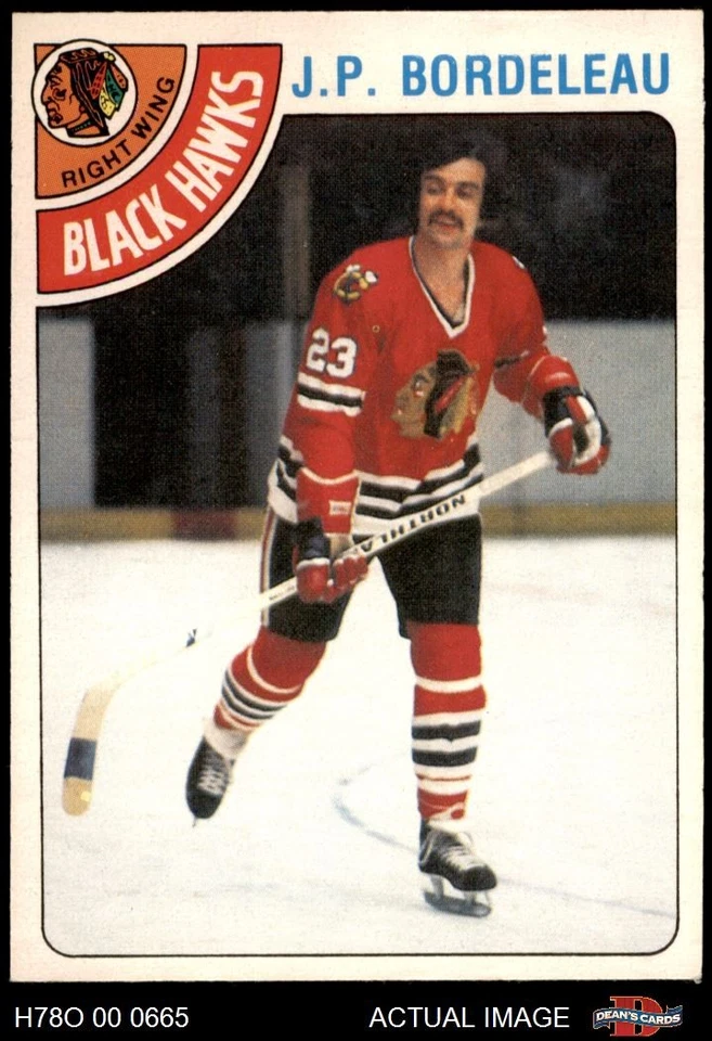 1978 O-Pee-Chee #101 J.P. Bordeleau Blackhawks 7 - NM - Image 1 of 1