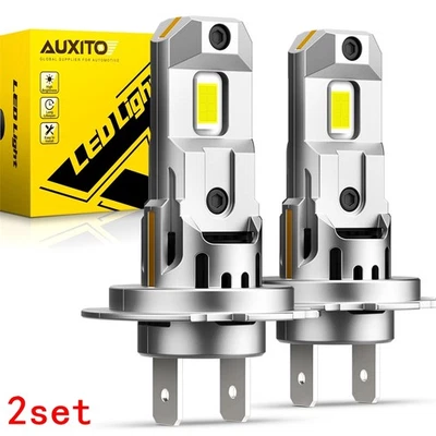4x Kit de conversión de haz alto/bajo LED AUXITO H7 bombillas súper brillantes 6000K Plug&Play Foto 1 de 4