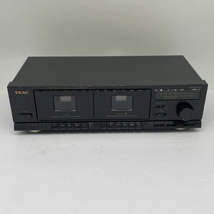 TEAC Dual W-410 Stereo Double Cassette Deck New Belts *SERVICED READ - Picture 1 of 7