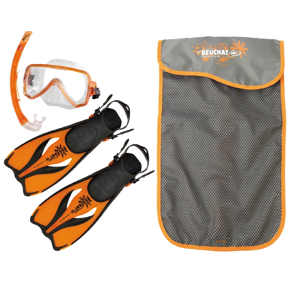 Beuchat Oceo - Kinder-Schnorchelset für Urlauber, ABC-Set, Paketpreis