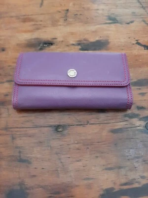 Cartera sin asas Tommy Hilfiger púrpura para mujer Foto 1 de 4