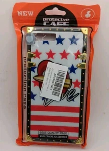 For Phone 7 Plus/8 Plus Patriotic Hard Case BRAND NEW SEALED - Picture 1 of 2