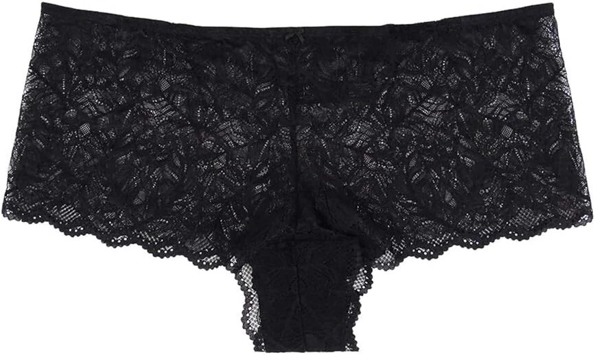 Inc International Concepts Women's Lace Boyshort Panties Black Size 3x