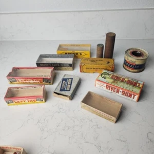 Lote de cajas de señuelos de pesca de colección y más cajas vacías Brook's, Lazy Ike, South y más - Imagen 1 de 10