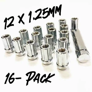 12x1.25 Locking Spline Chrome Lug Nuts/Set of 16. Kawasaki Teryx KRX Yamaha RMAX - Bild 1 von 5