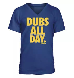 Dubs todo el día. - Camiseta para hombre cuello en V - Golden State Warriors Curry - Imagen 1 de 4