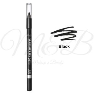 RIMMEL Scandaleyes 24Hr Waterproof Kohl Kajal Eyeliner Liner Pencil - 001 Black - Picture 1 of 3