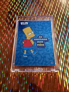 Vintage BART SIMPSONS 2002 Topps #35 The Simpsons Silver Foil SP - Picture 1 of 6