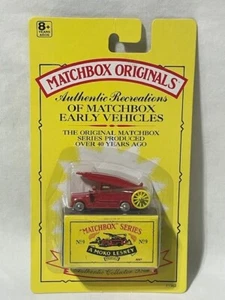 1991 Matchbox Originals Series Moko Lesney #9 Red 1948 Dennis F2 Fire Truck, NIB - Picture 1 of 3
