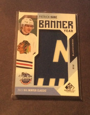 Patrick Kane 2016-17 Upper Deck SP Game Used  BANNER YEAR Winter Classic