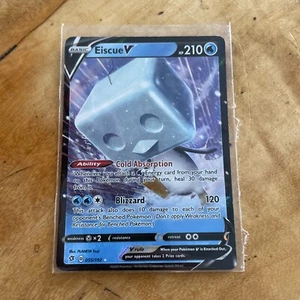 Eiscue V - 055/192 - Ultra Rare - Rebel Clash Holiday Promo - NM/M Pokemon Card - Picture 1 of 2
