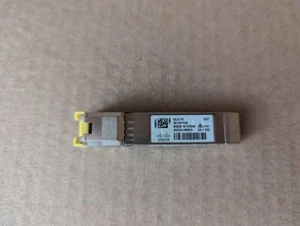 GENUINE CISCO GLC-TE TRANSCEIVER MODULE F4-5(6) - Picture 1 of 5