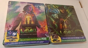 Loki Seasons 1 + 2 Steelbooks (4K)-NEW (Sealed)-Box Shipping with Tracking - Picture 1 of 8