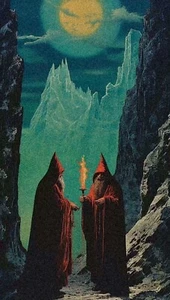 Wizards Dark Fantasy Artwork, Multiple sized Poster / Prints - Foto 1 di 1