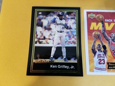 Ken Griffey Jr Mariners Diamond BallStreet 1991 #D14 OVERSIZE RARE Oddball