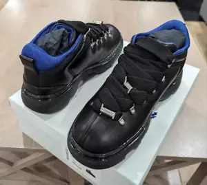 110 $ Herren Burberry "Trek" Leder Wanderstiefel schwarz 45 US 12 - Bild 1 von 8