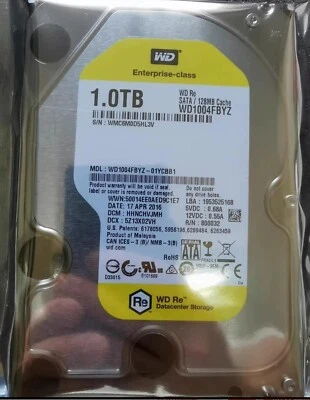 Western Digital 1TB WD1004FBYZ 128MB SATA 3,5” Desktop PC HDD Hard Disk Drive - Image 1 of 4