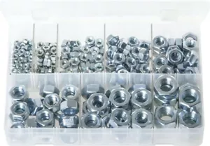 Caja Surtida Tuercas Acero - Métricas 275 Piezas M4 M5 M6 M8 M10 M12 M14 M16 - AB202N - Imagen 1 de 2