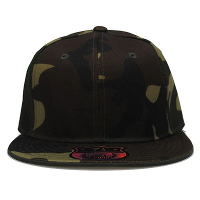 Brand New Ethos All Over Camo Green Camouflage Fiited Hat Cap - Image 1 of 4