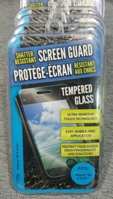 Shatter Resistant Tempered Glass Screen Protector for IPhone SE, 5 & 5s - Image 1 of 4