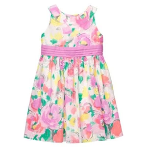 NWT Gymboree Dressed Up Floral Eyelet Dress Toddler Girls Easter Wedding - Picture 1 of 2