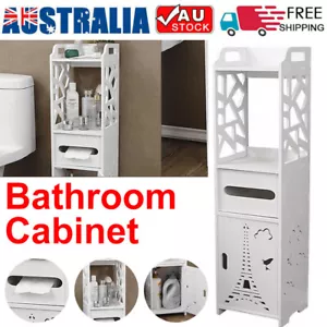 Slim Storage Shelf Toilet Storage Cabinet for Shampoo Tissue - Picture 1 of 5