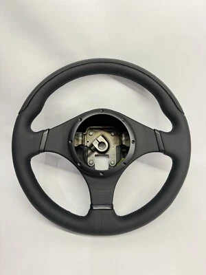 Mitsubishi Lancer Evolution 7 8 9 Evo Steering Wheel MOMO Leather Restored - Image 1 of 4