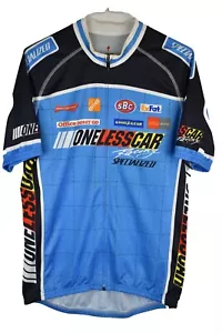 Specialized Mens Zip Cycling Jersey Blue Size L Road Riding Cycle Bike Poly - Picture 1 of 9
