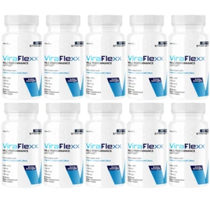 ViraFlexx Capsules, Vira Flexx Men Dietary Supplement Pills - 10 Pack - Picture 1 of 3
