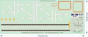 ADF RAN LHD HMAS Adelaide 'L01' & HMAS Canberra 'L02' - 1/700 - Water Decal - Picture 1 of 1