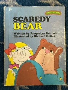 Vtg SWEET PICKLES SCAREDY BEAR Children's Book Hardcover 1978 Weekly Reader - Picture 1 of 9