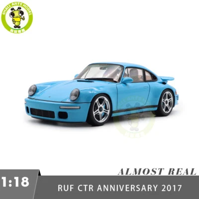 1/18 RUF CTR Anniversary 2017 Almost Real 880302 Sky Blue Diecast Model Car - Image 1 of 4
