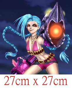 27x27cm LOL Jinx league of legends iron-on illustration drawing artwork fanart - Picture 1 of 6