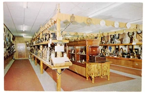 Postcard Pharr Texas Old Clock Museum Interior Preston St Frank Whaley Writing - Picture 1 of 2