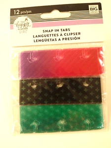 ¡NUEVO! Happy Planner Healthy Hero Snap-In Tabs 12 piezas. 1 Pack - Imagen 1 de 5
