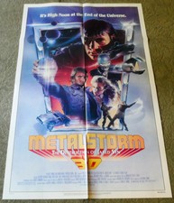 Original 1 Sheet Movie Poster - METALSTORM Destruction of Jared-Syn 3-D Sci-Fi