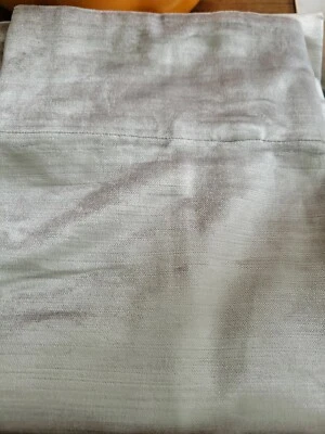 West Elm One (1) Luster Velvet Curtain 48x96 Plantium  - Image 1 of 2