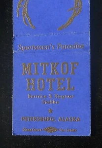 AK MB Mitkof Hotel Sportsman's Paradise Bernice & Ragnar Stokke Petersburg década de 1950 - Imagen 1 de 1