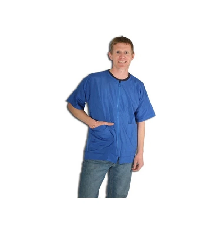 STYLIST WEAR Crinkle Nylon Jacket - Blue  - S - XL - Unisex design - Each - Image 1 of 1