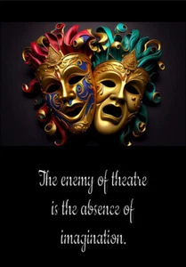 Theatre Good Luck Greetings Cards. 5" x 7" (22 Designs Available) - Picture 1 of 23