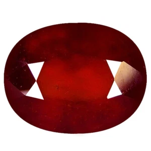 2,31 ct beeindruckende ovale Form (9 x 7 mm) oranger roter Spessartin Edelstein - Bild 1 von 1