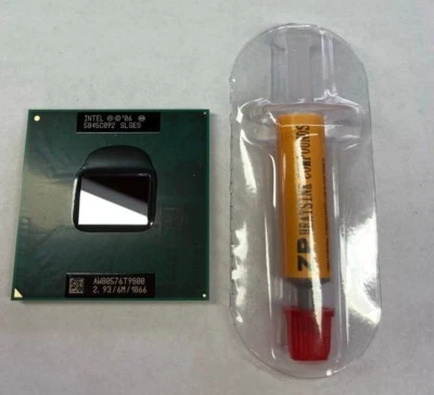  🔥Intel Core 2 Duo T9800  2.93/6M/1066 SOCKET 478 WITH THERMAL PASTE USA SELLER - Image 1 of 2