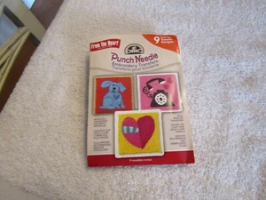DMC Punch Needle From The Heart Embroidery Transfers NEW 9 Iron-On Designs - Bild 1 von 7